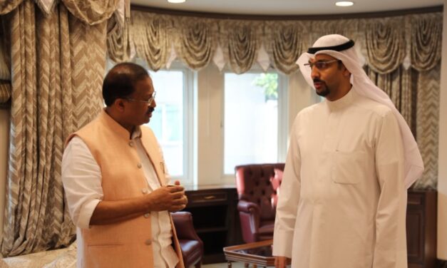 EAM Jaishankar, MoS Muraleedharan pays condolences at Kuwait embassy in Delhi